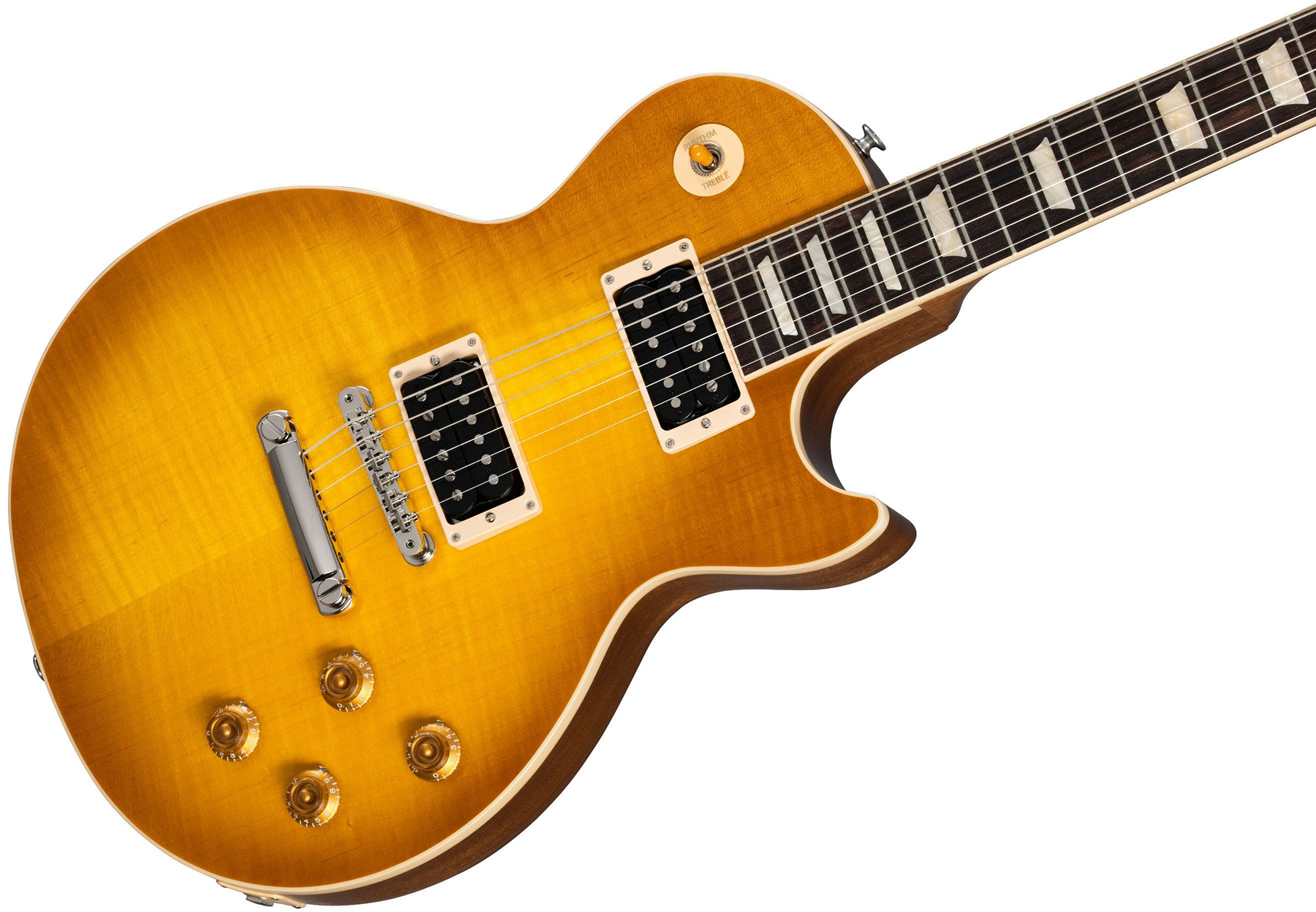 Gibson Les Paul Standard 50s Faded Original 2h Ht Rw - Vintage Honey Burst - Enkel gesneden elektrische gitaar - Variation 3