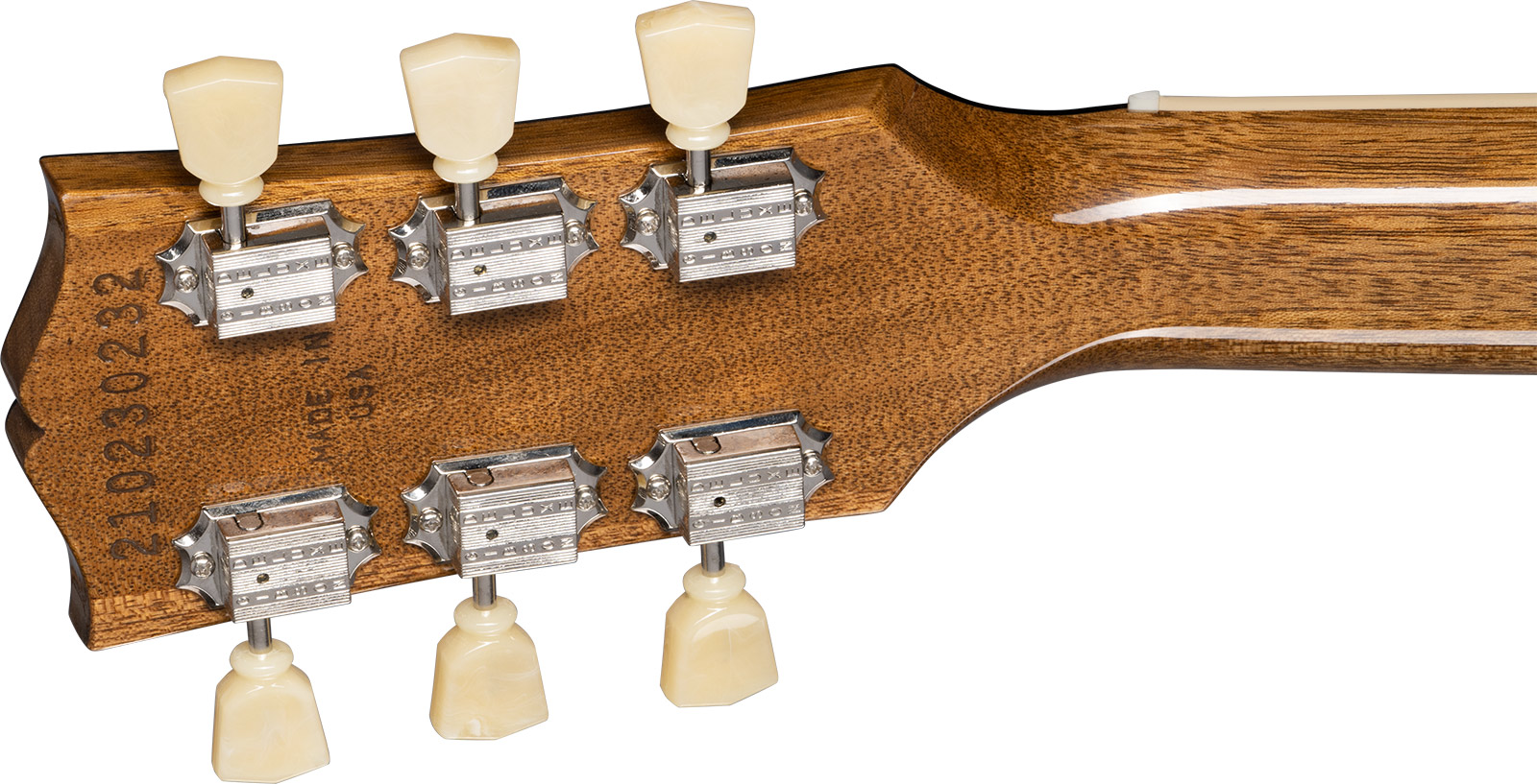 Gibson Les Paul Standard 50s Figured Custom Color 2h Ht Rw - Translucent Oxblood - Enkel gesneden elektrische gitaar - Variation 4