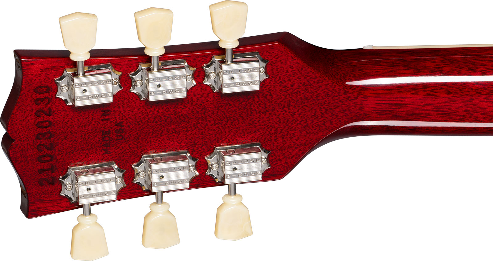 Gibson Les Paul Standard 50s Figured Original 2h Ht Rw - 60s Cherry - Enkel gesneden elektrische gitaar - Variation 4