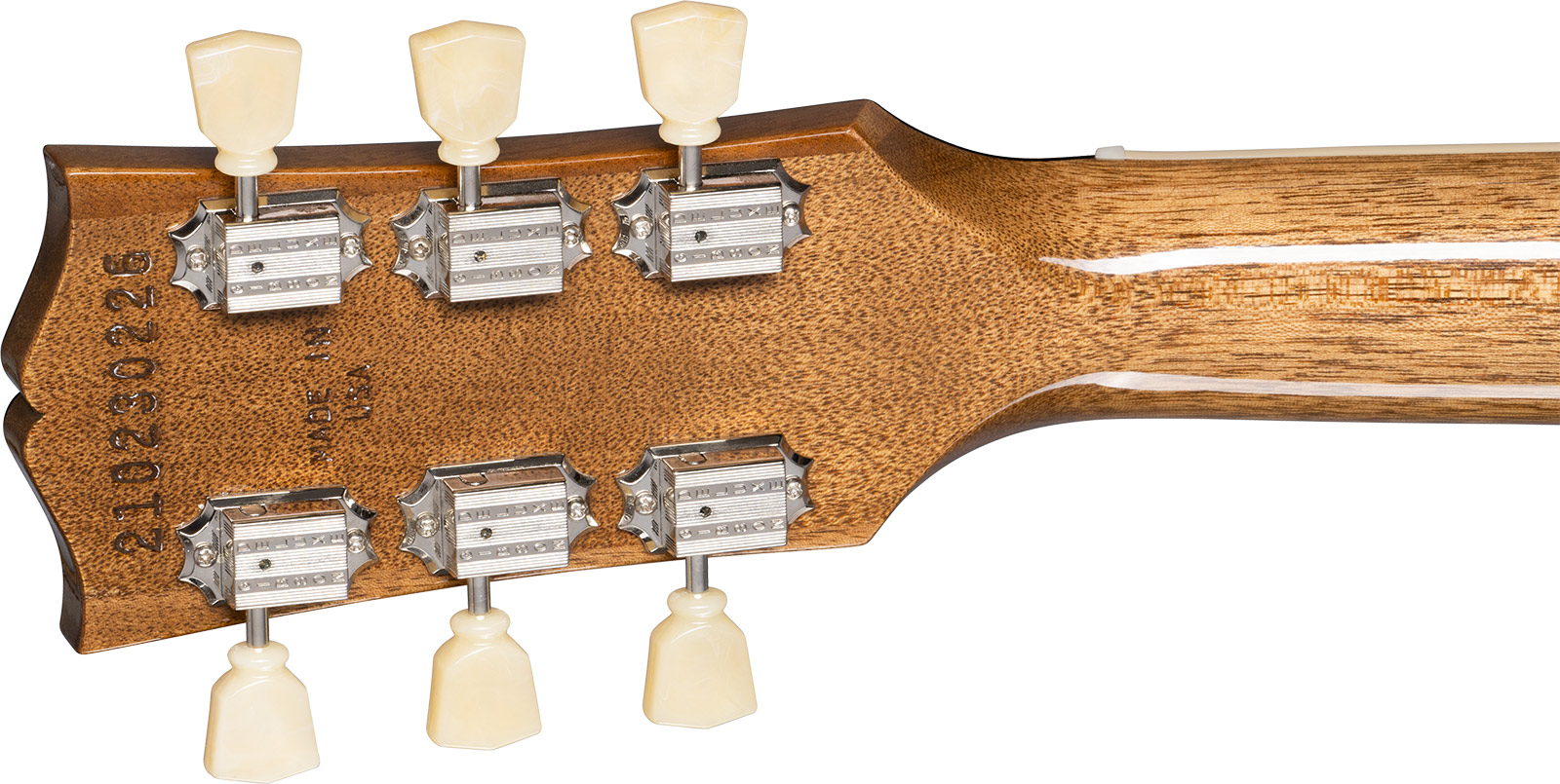 Gibson Les Paul Standard 50s Plain Top Custom Color 2h Ht Rw - Cardinal Red - Enkel gesneden elektrische gitaar - Variation 4