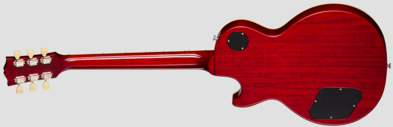 Gibson Les Paul Standard 50s Plain Top Original Usa 2h Ht Rw - Dark Cherry Sunburst - Single cut gitaar - Variation 1