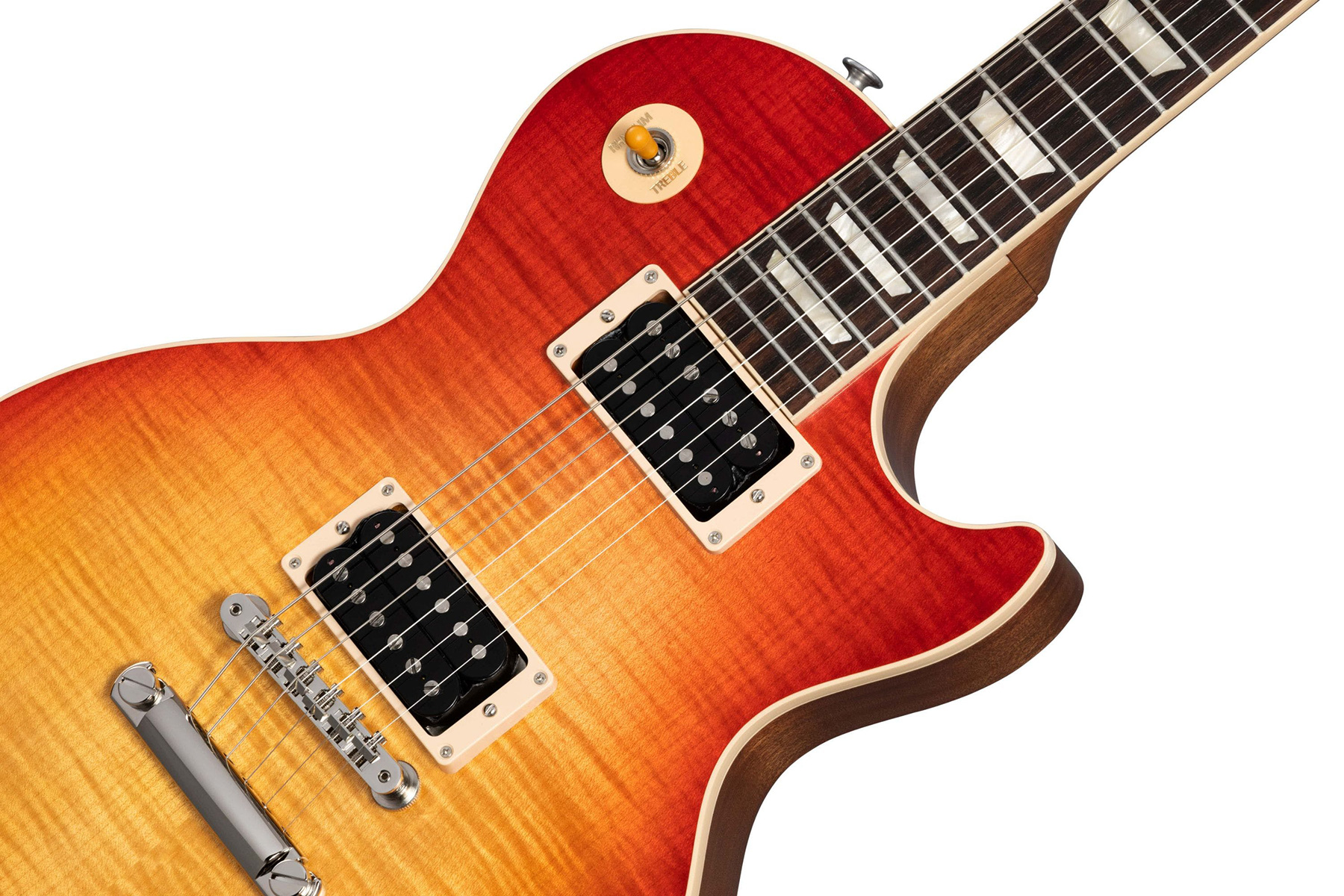 Gibson Les Paul Standard 60s Faded Original 2h Ht Rw - Vintage Cherry Sunburst - Enkel gesneden elektrische gitaar - Variation 3