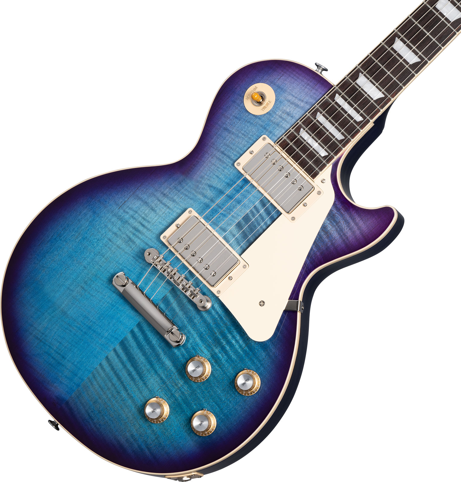 Gibson Les Paul Standard 60s Figured Original 2h Ht Rw - Blueberry Burst - Enkel gesneden elektrische gitaar - Variation 3