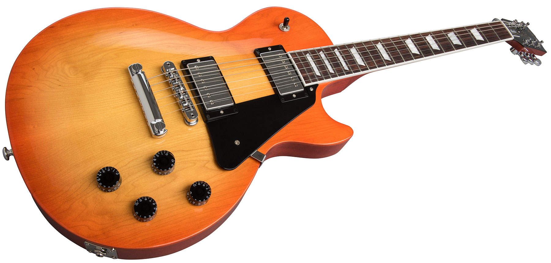 Gibson Les Paul Studio 2019 Hh Ht Rw - Tangerine Burst - Enkel gesneden elektrische gitaar - Variation 1