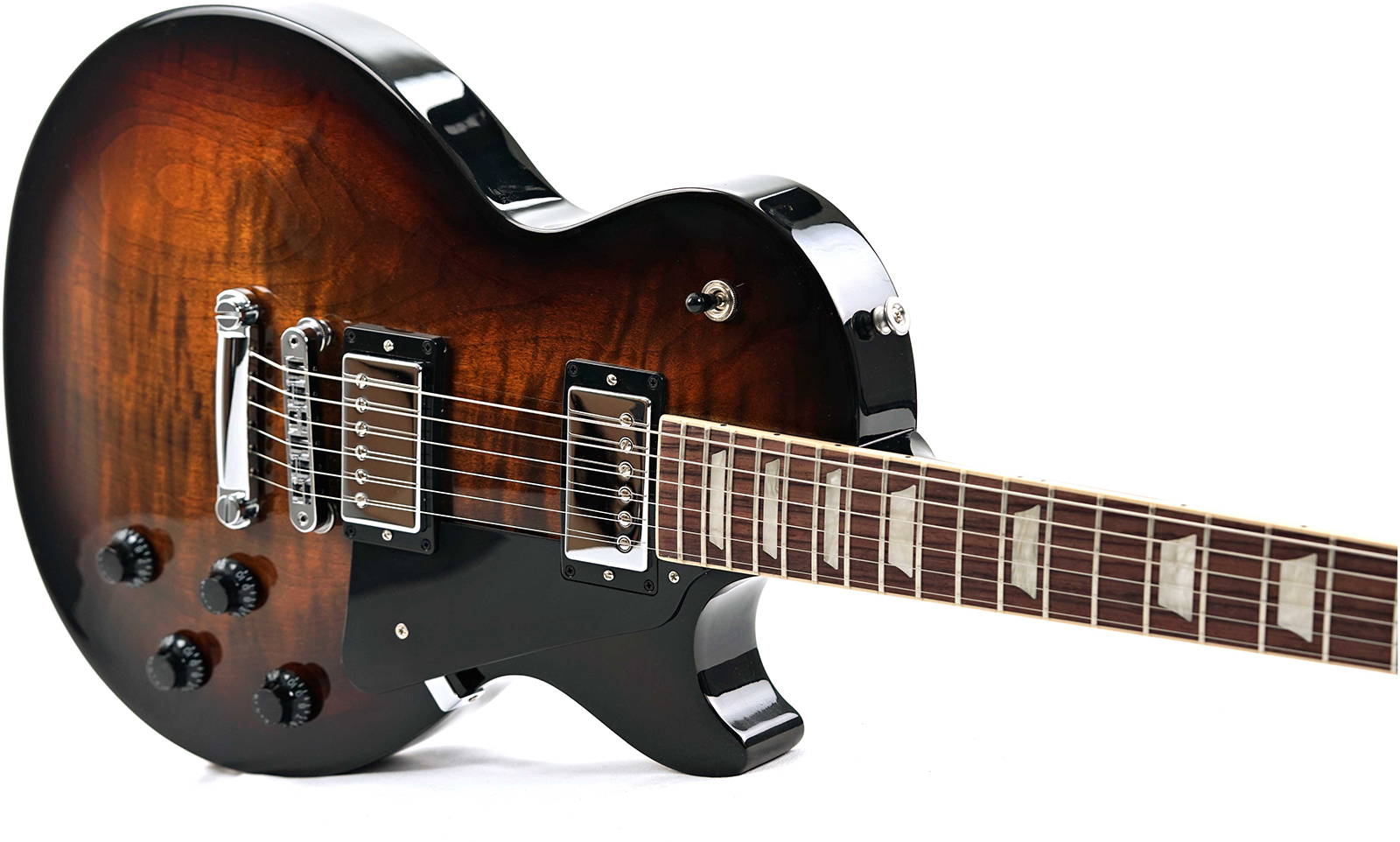 Gibson Les Paul Studio Figured Top Modern Usa 2h Ht Rw - Smokehouse Burst - Single cut gitaar - Variation 2