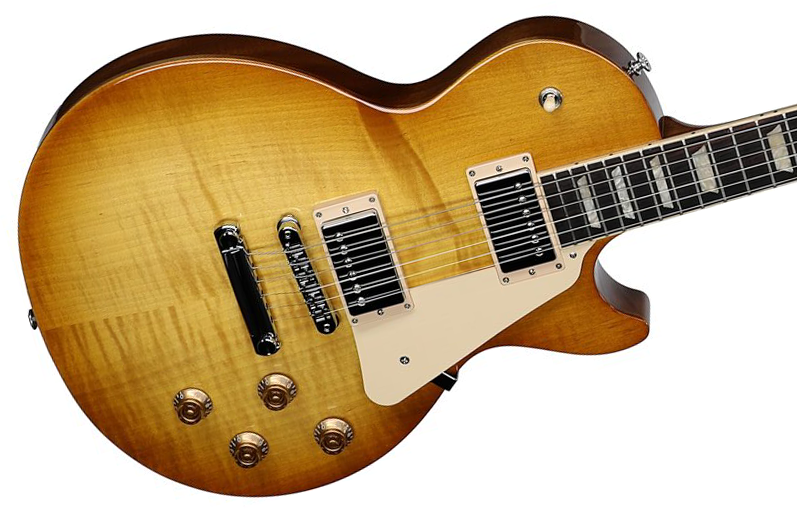 Gibson Les Paul Studio Figured Top Modern Usa 2h Ht Rw - Honey Burst - Single cut gitaar - Variation 2