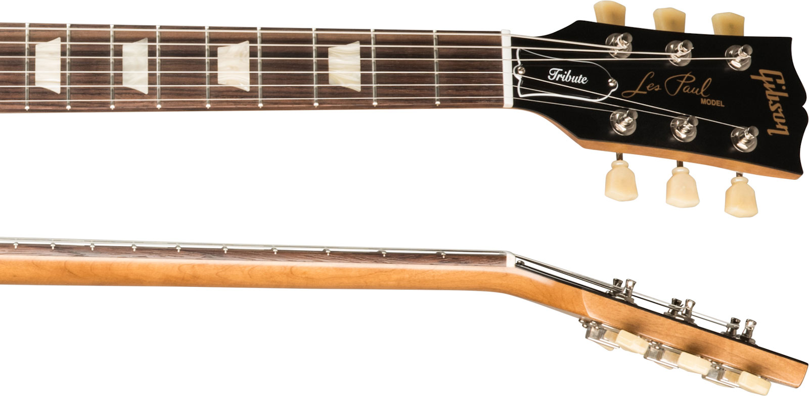 Gibson Les Paul Tribute Modern 2h Ht Rw - Satin Tobacco Burst - Enkel gesneden elektrische gitaar - Variation 3