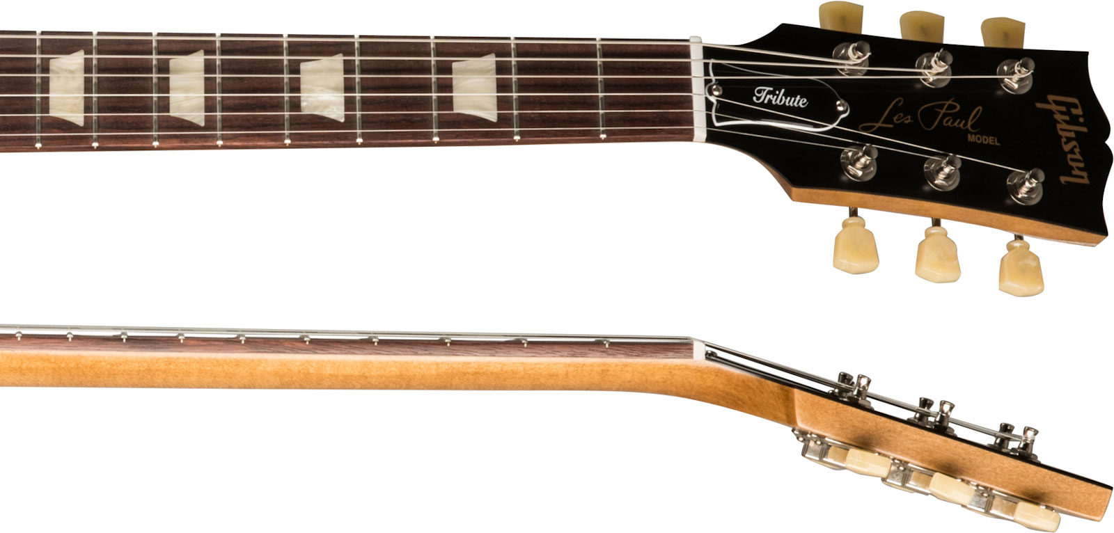 Gibson Les Paul Tribute Modern 2h Ht Rw - Satin Honey Burst - Enkel gesneden elektrische gitaar - Variation 3