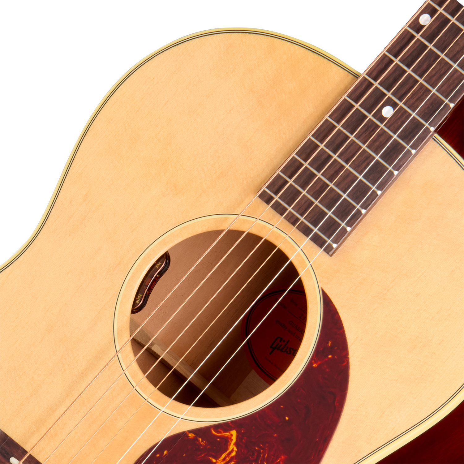 Gibson Lg2 50s Original (baggs Hifi Dna) Concert Epicea Acajou Rw - Antique Natural - Folk gitaar - Variation 2