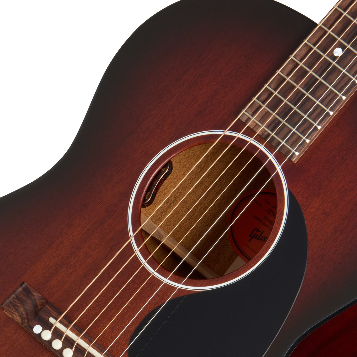 Gibson Lg2 All Mahogany Faded Tout Acajou Rw - Vintage Sunburst - Folk gitaar - Variation 2