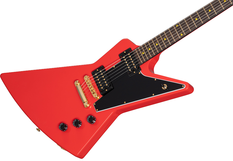 Gibson Lzzy Hale Explorerbird Signature 2h Ht Rw - Cardinal Red - Metalen elektrische gitaar - Variation 3