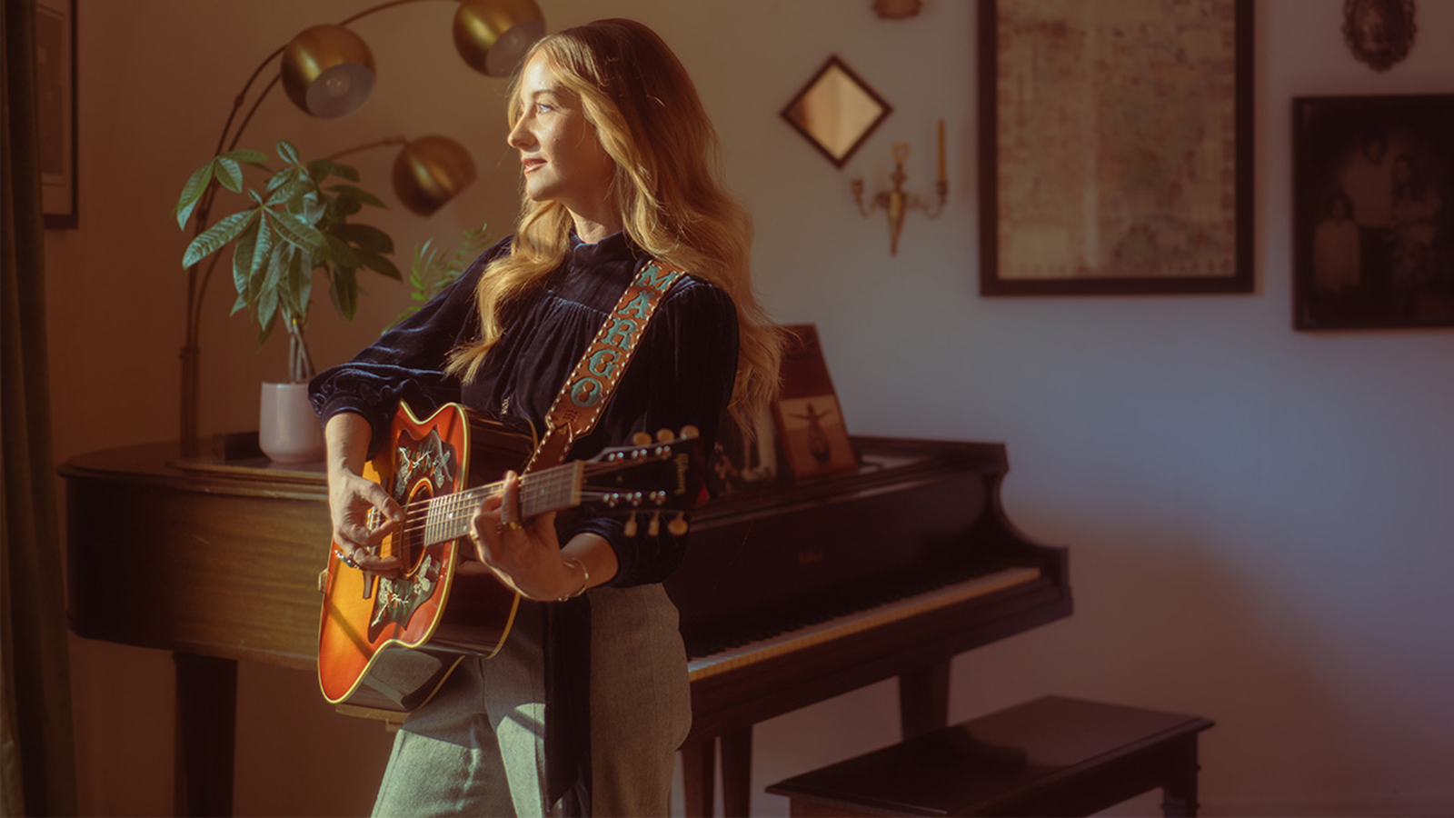 Gibson Margo Price J45 Signature Dreadnought Epicea Acajou Rw - Heritage Cherry Sunburst - Volksgitaar - Variation 5