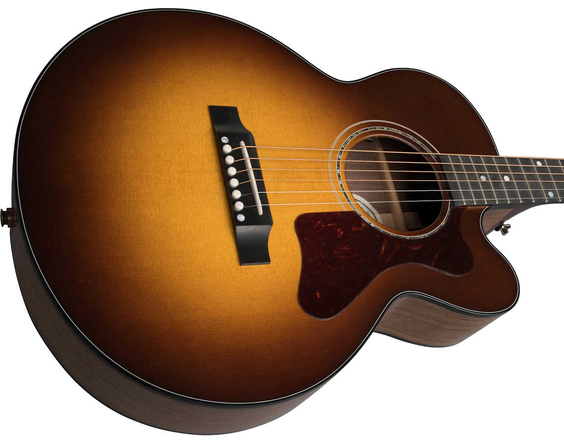 Gibson Parlor Walnut M 2019 Small Body Cw Epicea Noyer Ric - Walnut Burst - Westerngitaar & electro - Variation 3