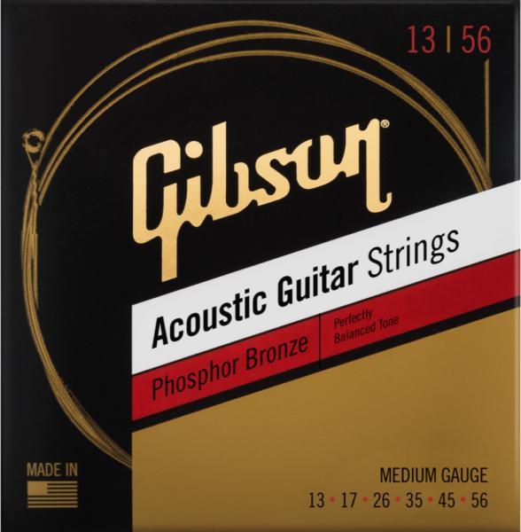 Westerngitaarsnaren  Gibson SAG-PB13 Acoustic Guitar 6-String Set Phosphor Bronze 13-56 - Snarenset
