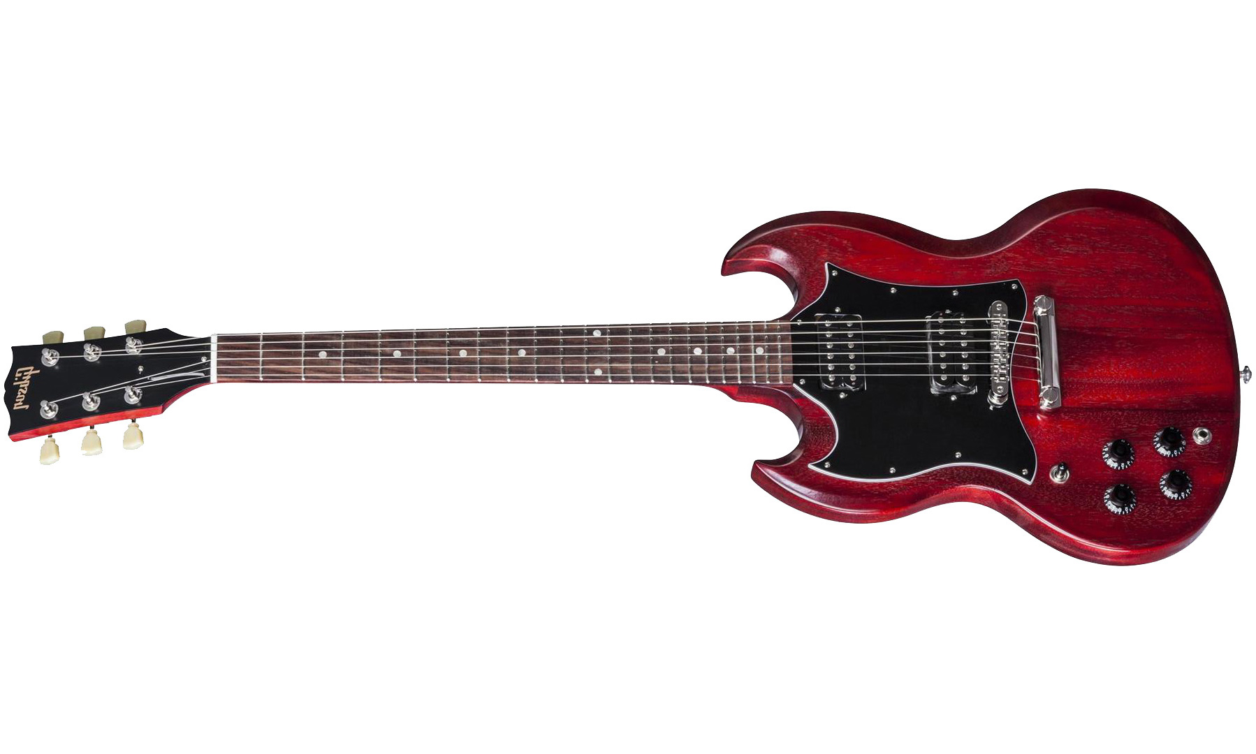 Gibson Sg Faded 2017 T Lh Traditional Gaucher - Worn Cherry - Linkshandige elektrische gitaar - Variation 1