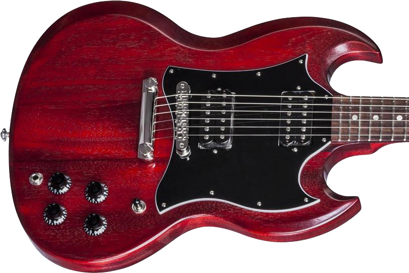 Gibson Sg Faded 2017 T Lh Traditional Gaucher - Worn Cherry - Linkshandige elektrische gitaar - Variation 2