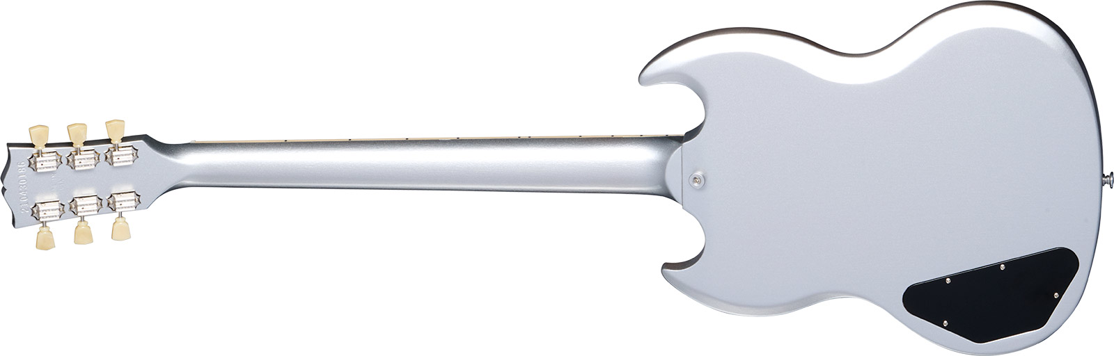 Gibson Sg Standard 1961 Custom Color 2h Ht Rw - Silver Mist - Guitarra eléctrica de doble corte. - Variation 1