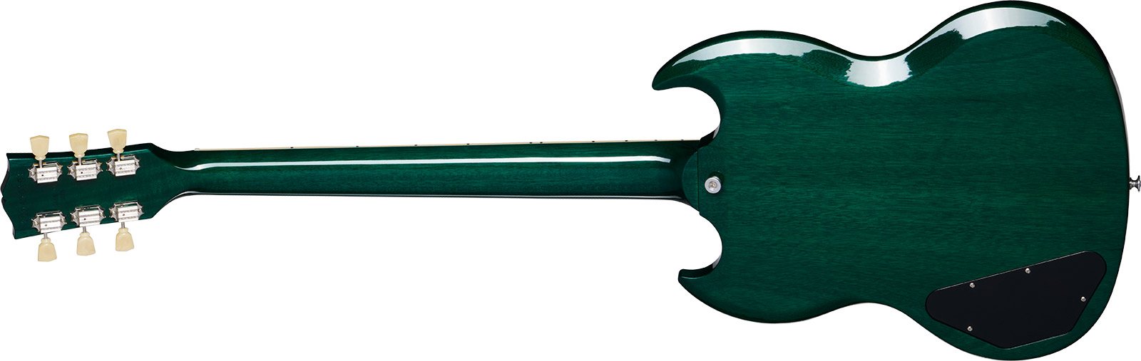 Gibson Sg Standard 1961 Custom Color 2h Ht Rw - Translucent Teal - Guitarra eléctrica de doble corte. - Variation 1