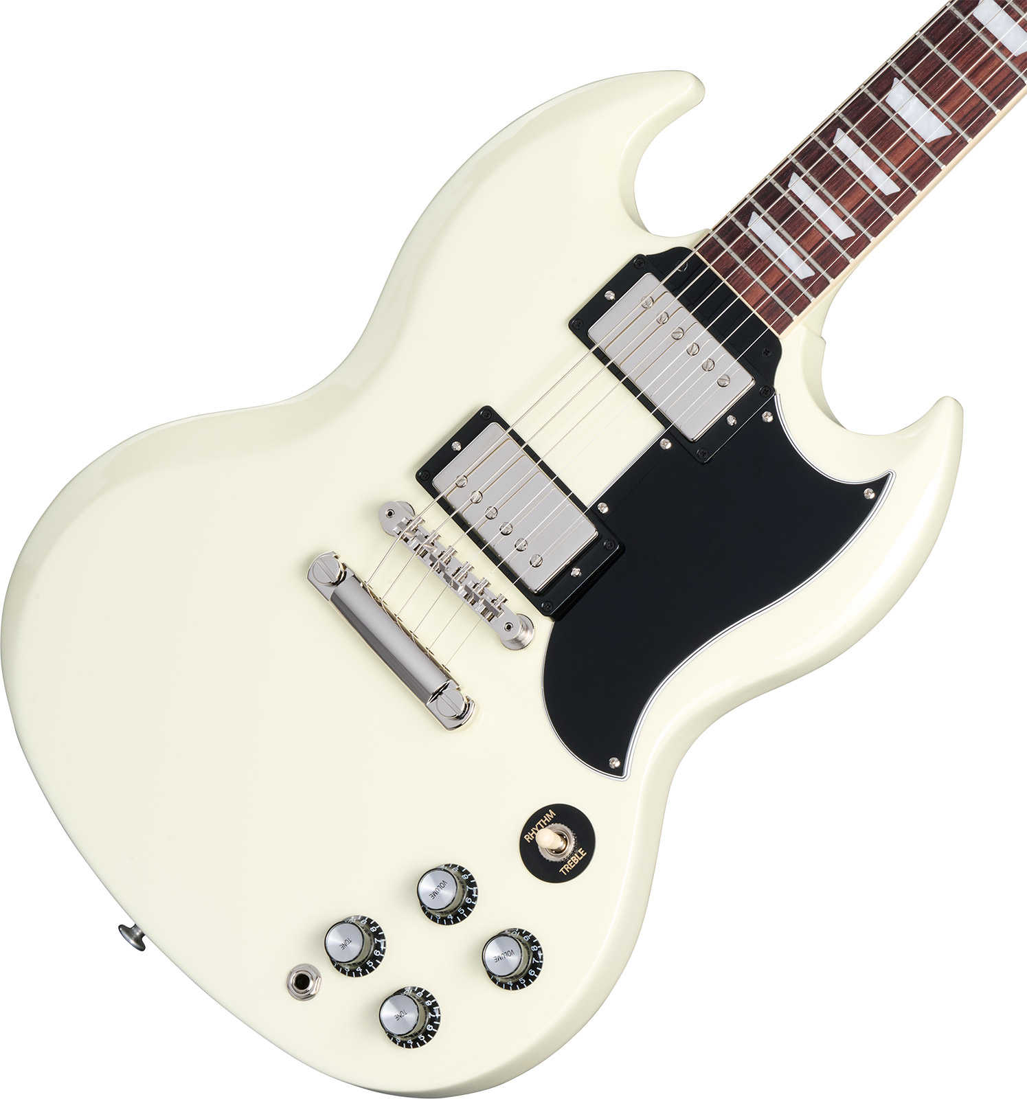 Gibson Sg Standard 1961 Custom Color 2h Ht Rw - Classic White - Guitarra eléctrica de doble corte. - Variation 3
