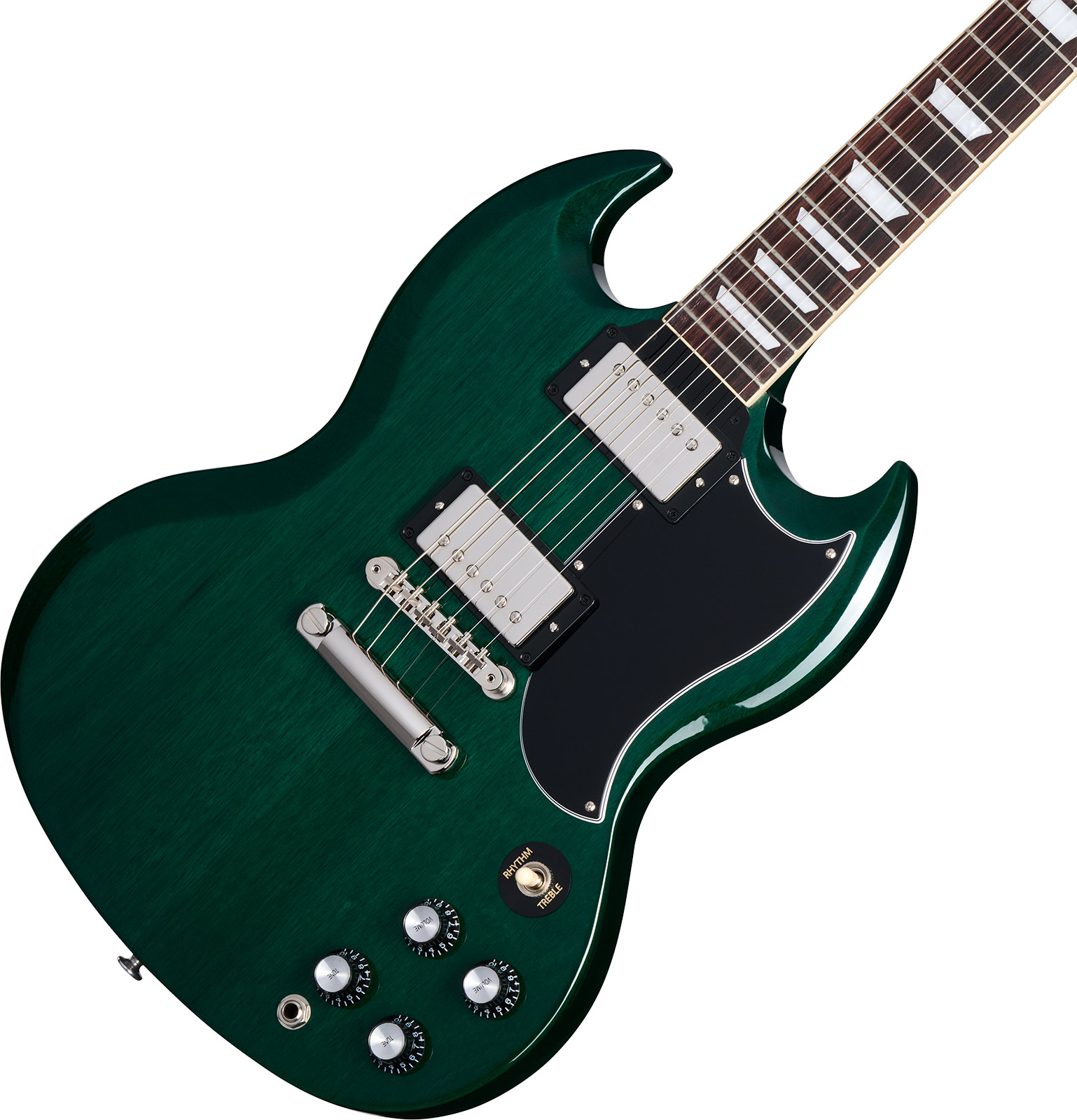 Gibson Sg Standard 1961 Custom Color 2h Ht Rw - Translucent Teal - Guitarra eléctrica de doble corte. - Variation 3