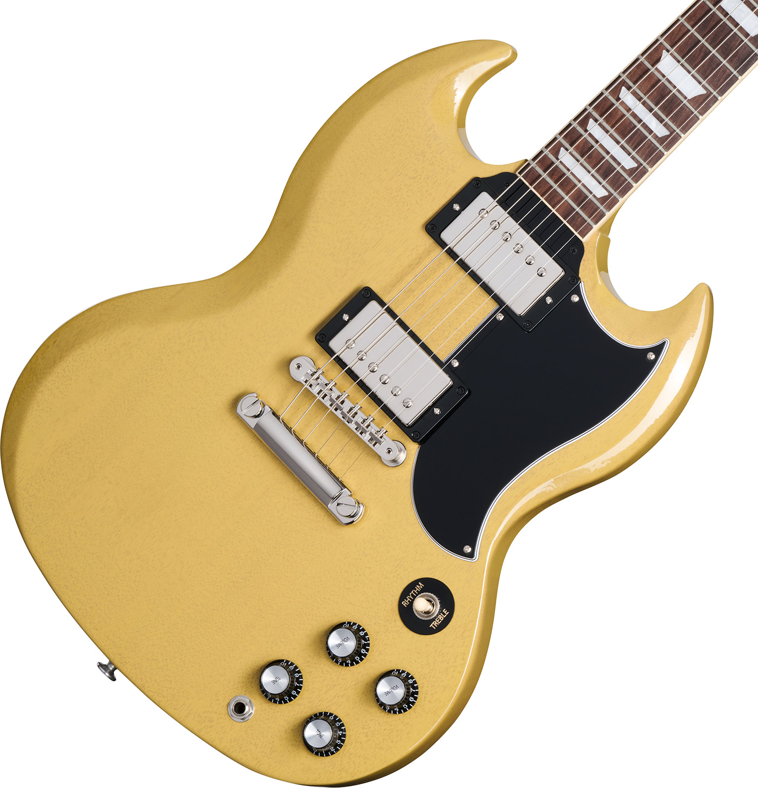 Gibson Sg Standard 1961 Custom Color 2h Ht Rw - Tv Yellow - Guitarra eléctrica de doble corte. - Variation 3