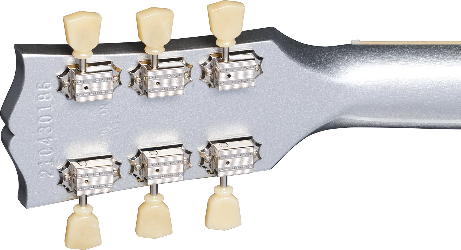 Gibson Sg Standard 1961 Custom Color 2h Ht Rw - Silver Mist - Guitarra eléctrica de doble corte. - Variation 4