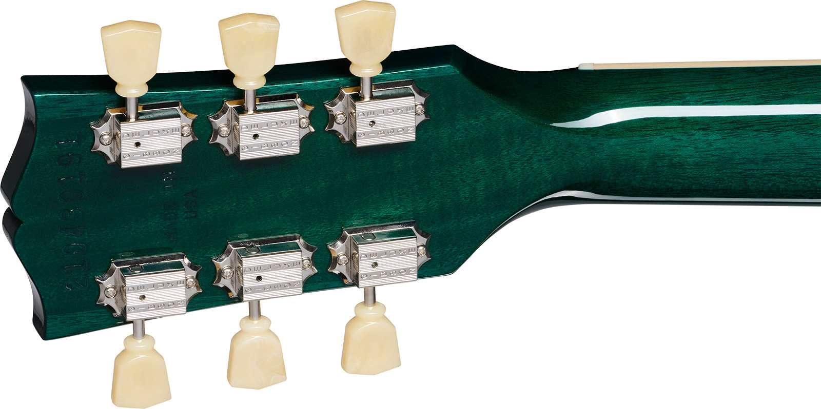 Gibson Sg Standard 1961 Custom Color 2h Ht Rw - Translucent Teal - Guitarra eléctrica de doble corte. - Variation 4