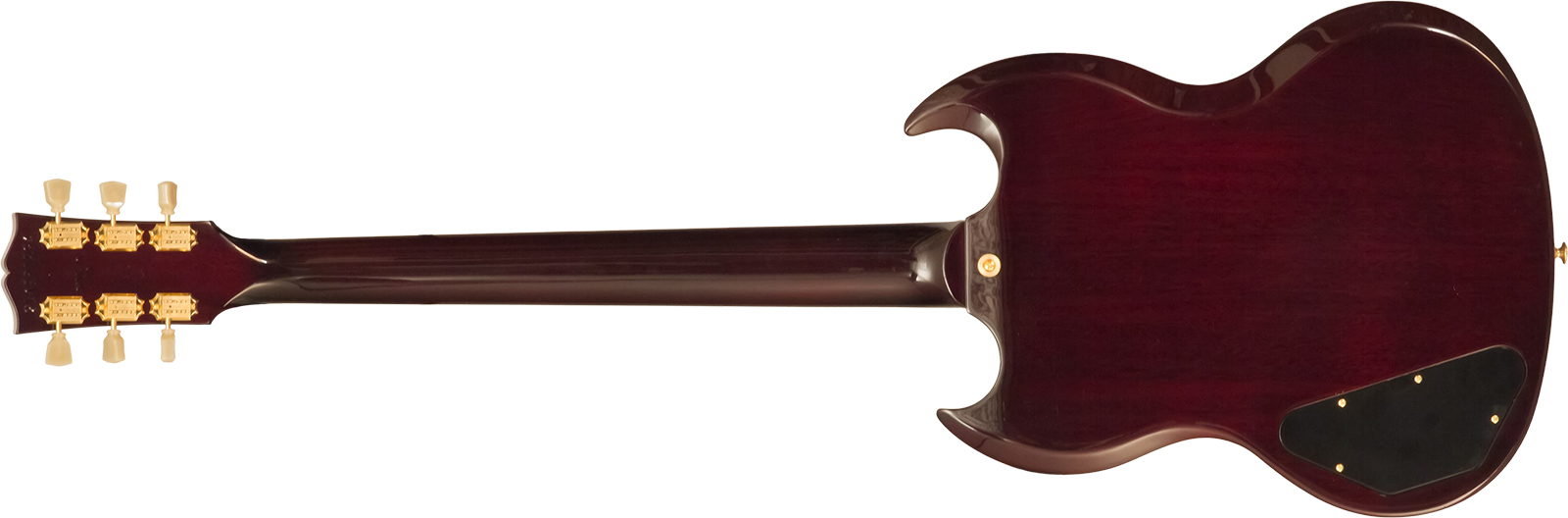 Gibson Sg Standard 1961 Gh Original 2h Ht Rw - Aged Cherry - Double cut gitaar - Variation 1