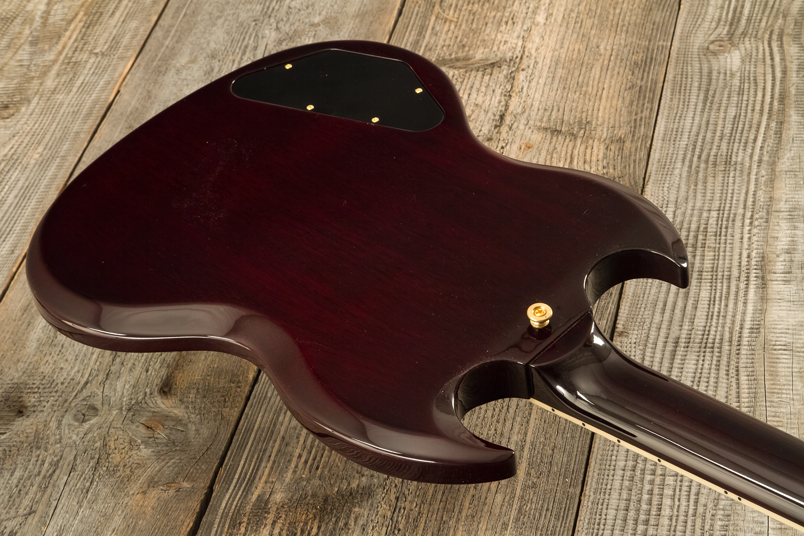 Gibson Sg Standard 1961 Gh Original 2h Ht Rw - Aged Cherry - Double cut gitaar - Variation 7
