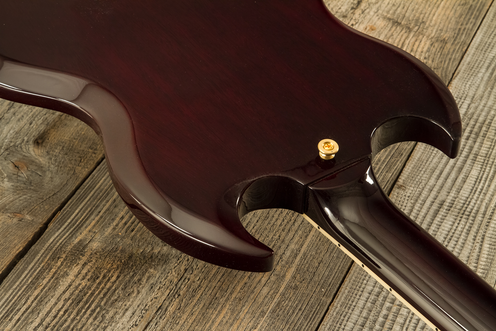 Gibson Sg Standard 1961 Gh Original 2h Ht Rw - Aged Cherry - Double cut gitaar - Variation 8