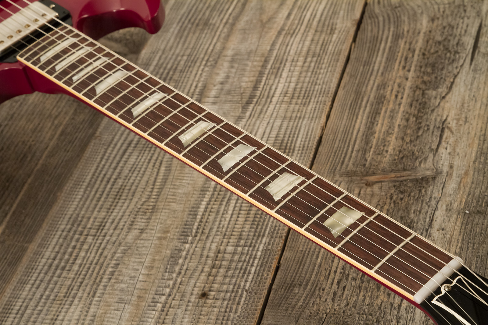 Gibson Sg Standard 1964 Maestro Vibrola 2h Trem Rw #502124 - Vos Metallic Plum - Double cut gitaar - Variation 5