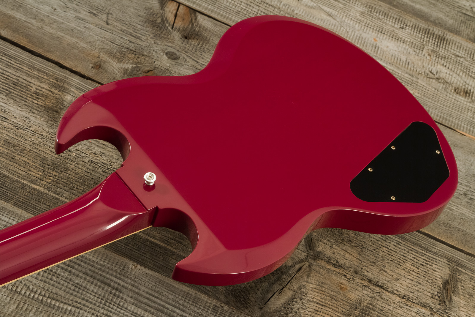 Gibson Sg Standard 1964 Maestro Vibrola 2h Trem Rw #502124 - Vos Metallic Plum - Double cut gitaar - Variation 7