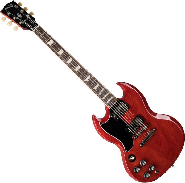 Solid body elektrische gitaar Gibson Original SG Standard '61 Left Hand - Vintage cherry