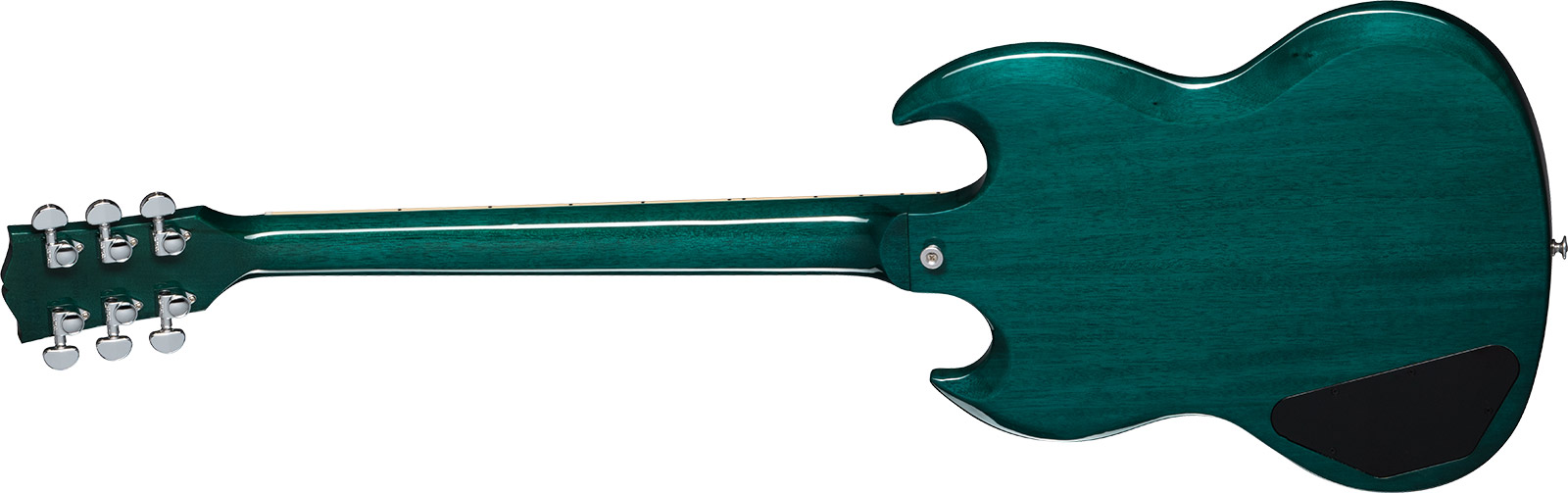 Gibson Sg Standard Custom Color 2h Ht Rw - Translucent Teal - Guitarra eléctrica de doble corte. - Variation 1