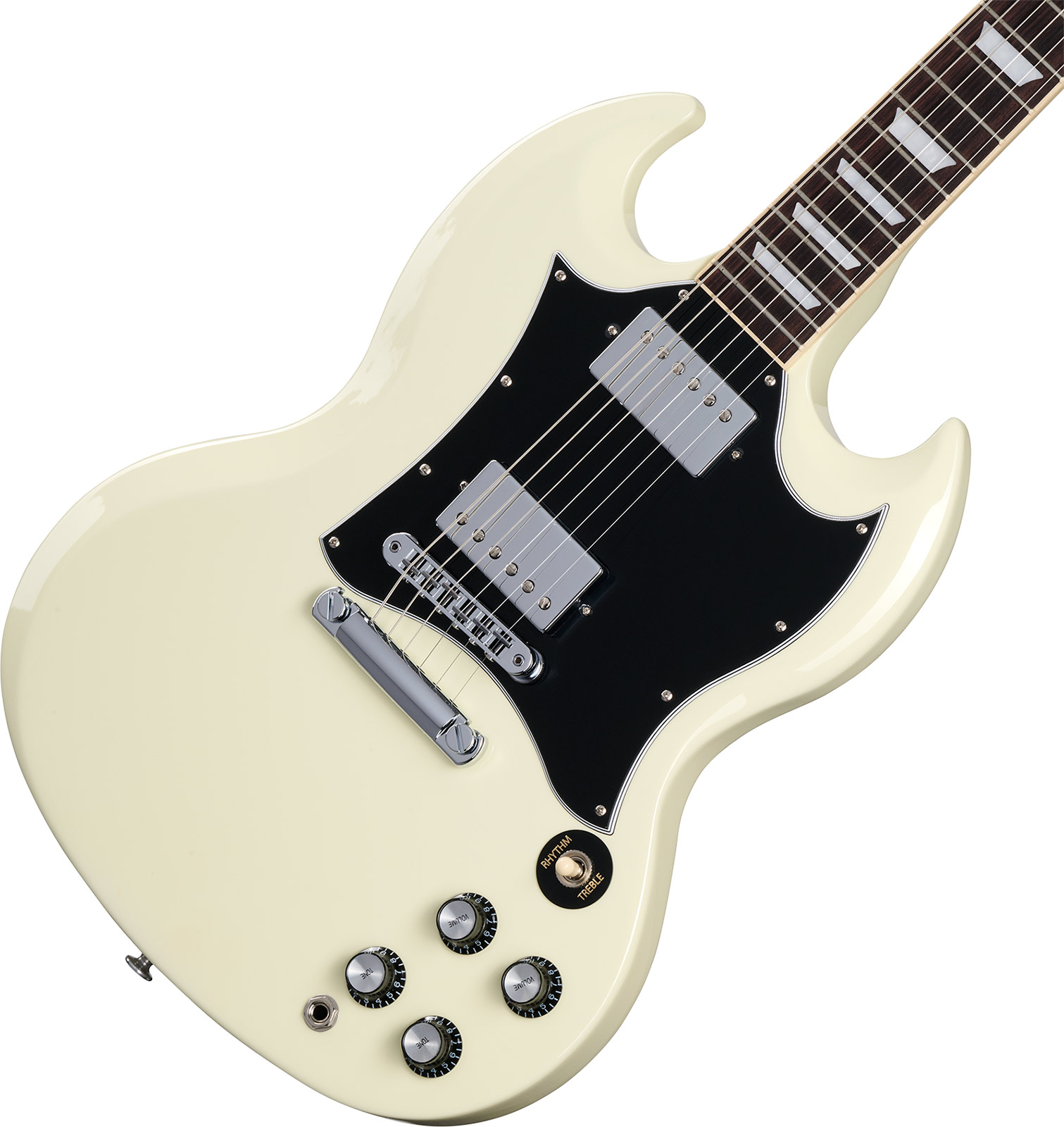Gibson Sg Standard Custom Color 2h Ht Rw - Classic White - Guitarra eléctrica de doble corte. - Variation 3