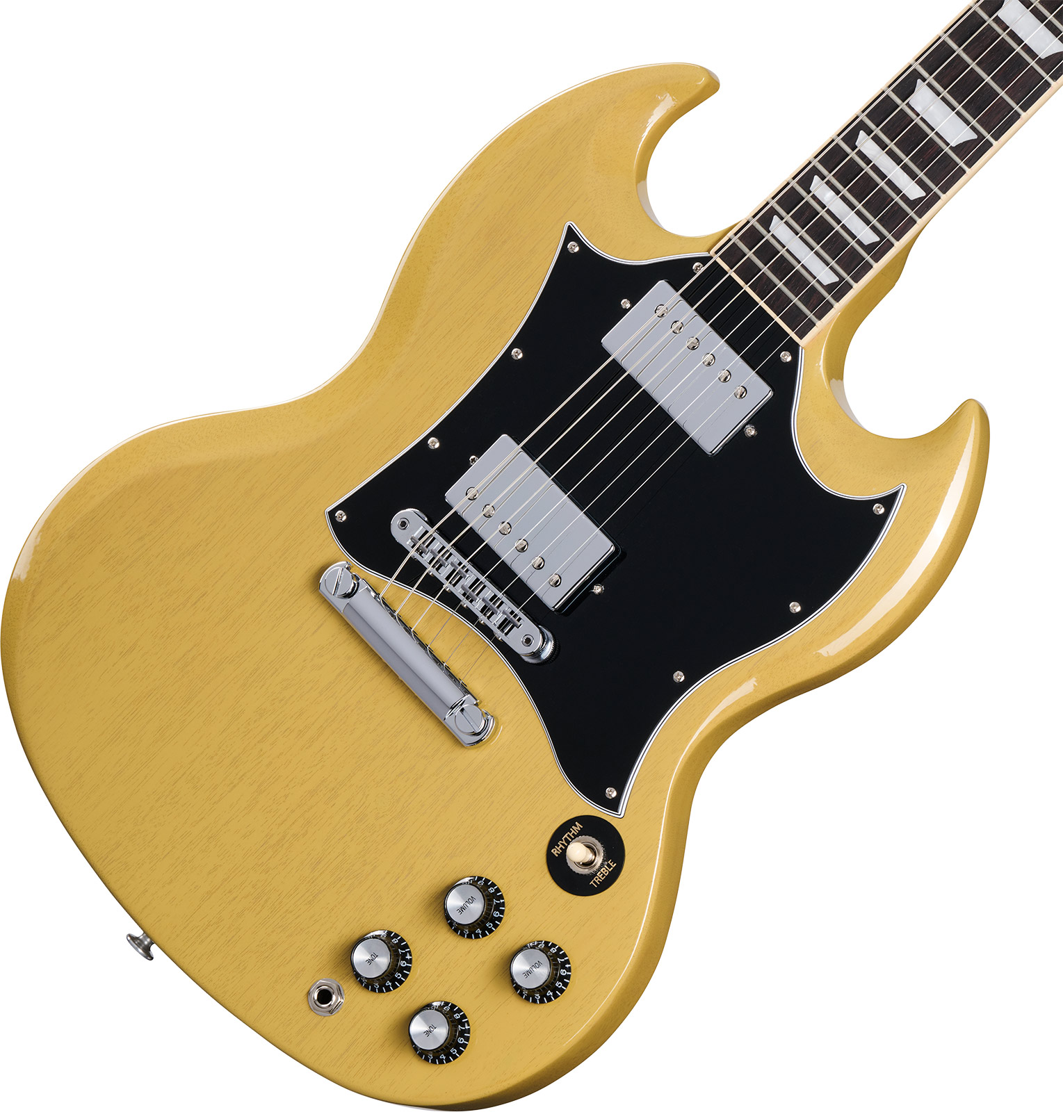 Gibson Sg Standard Custom Color 2h Ht Rw - Tv Yellow - Guitarra eléctrica de doble corte. - Variation 3