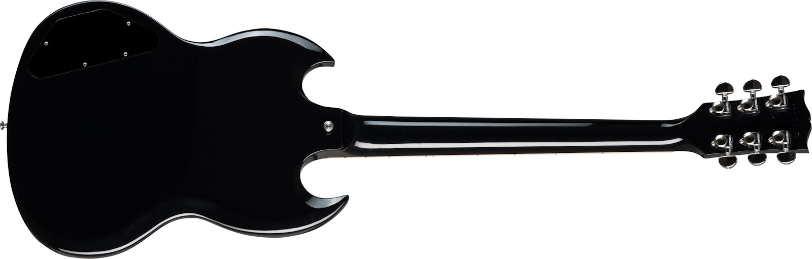 Gibson Sg Standard Lh Gaucher 2h Ht Rw - Ebony - Linkshandige elektrische gitaar - Variation 1