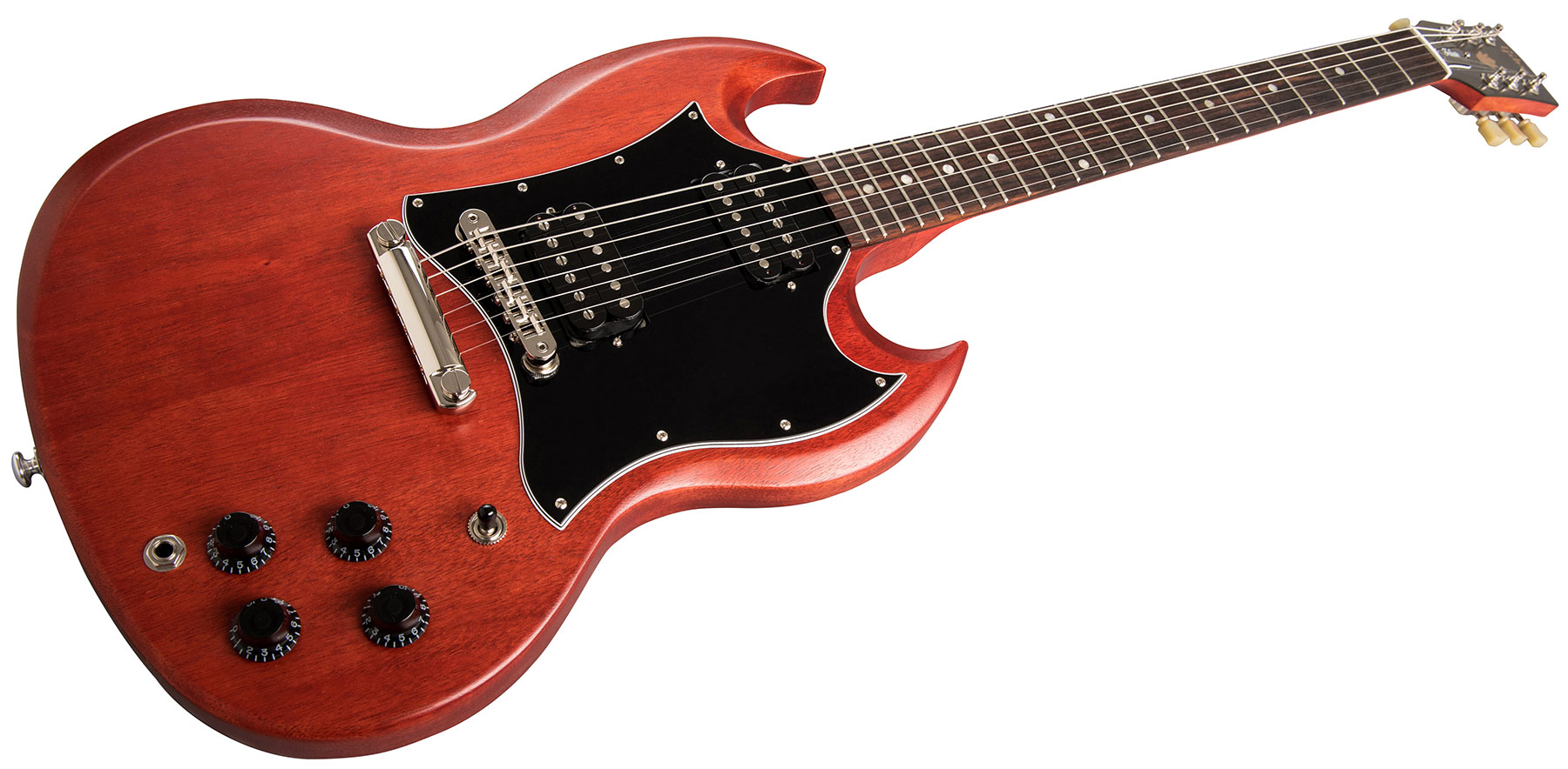 Gibson Sg Standard Tribute - Vintage Cherry Satin - Guitarra eléctrica de doble corte. - Variation 1