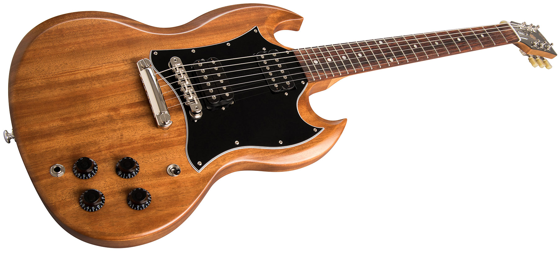 Gibson Sg Standard Tribute - Natural Walnut - Guitarra eléctrica de doble corte. - Variation 3