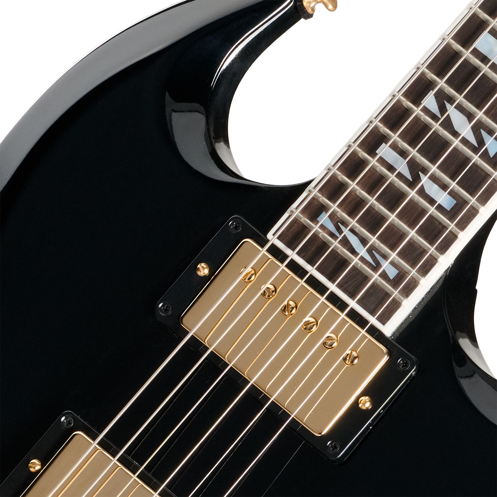 Gibson Sg Supreme Modern 2h Ht Eb - Ebony - Double cut gitaar - Variation 2