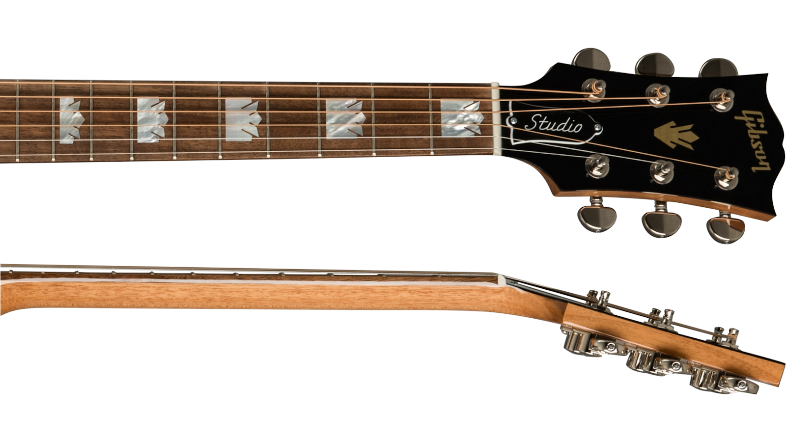 Gibson Sj-200 Studio Walnut Super Jumbo Epicea Noyer Noy - Antique Natural - Elektro-akoestische gitaar - Variation 3