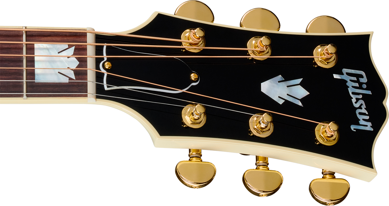 Gibson Sj200 Standard (baggs Hifi Dna) Jumbo 2026 Epicea Erable Rw - Classic White - Folk gitaar - Variation 2