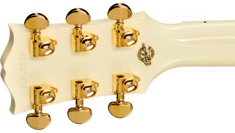 Gibson Sj200 Standard Modern Jumbo Epicea Erable Rw - Classic White - Folk gitaar - Variation 6