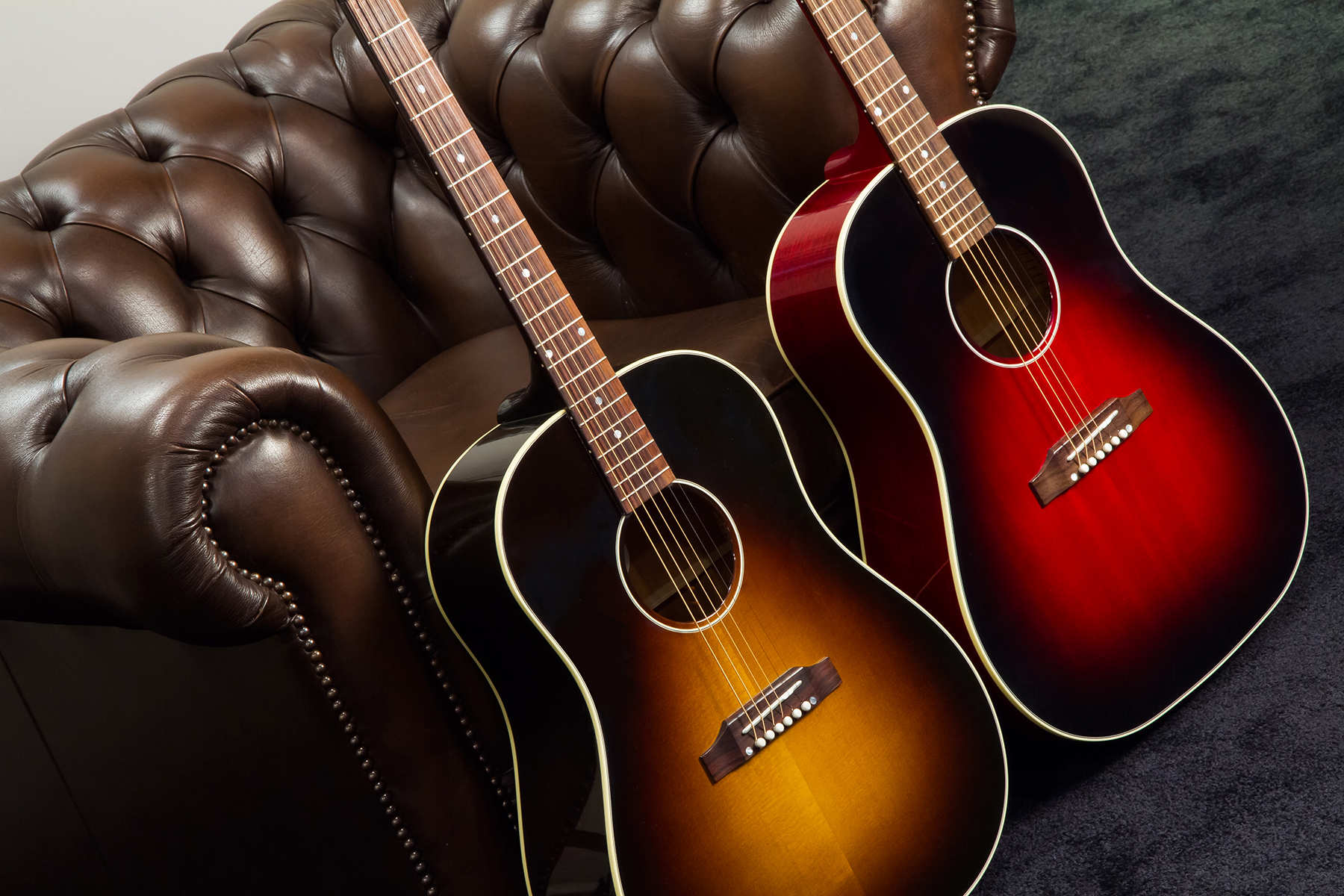 Gibson Slash J-45 2020 Signature Epicea Acajou Rw - November Burst - Elektro-akoestische gitaar - Variation 6