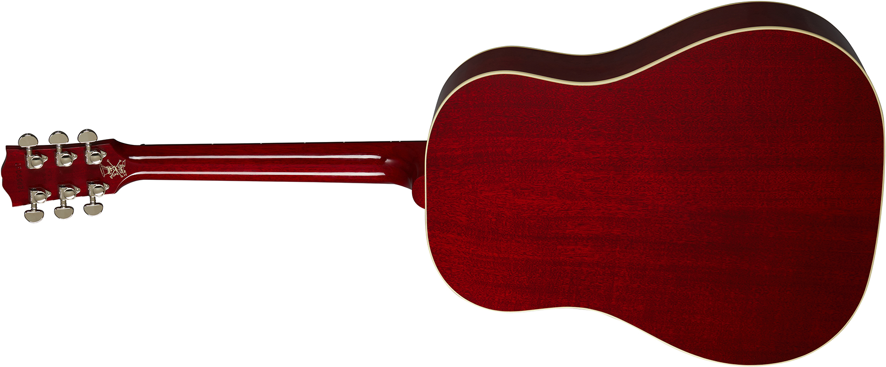 Gibson Slash J-45 2020 Signature Epicea Acajou Rw - Vermillion Burst - Elektro-akoestische gitaar - Variation 1