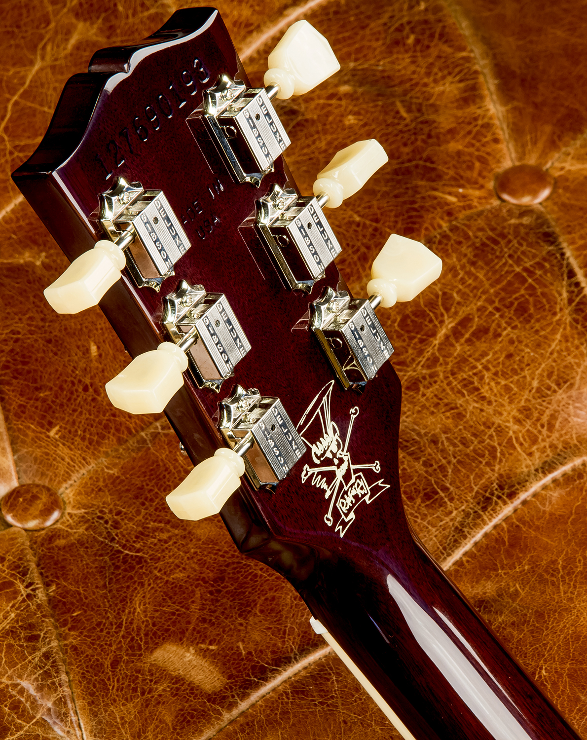Gibson Slash Les Paul Standard 50's 2020 Original Signature Hh Ht Rw - Anaconda Burst - Enkel gesneden elektrische gitaar - Variation 5