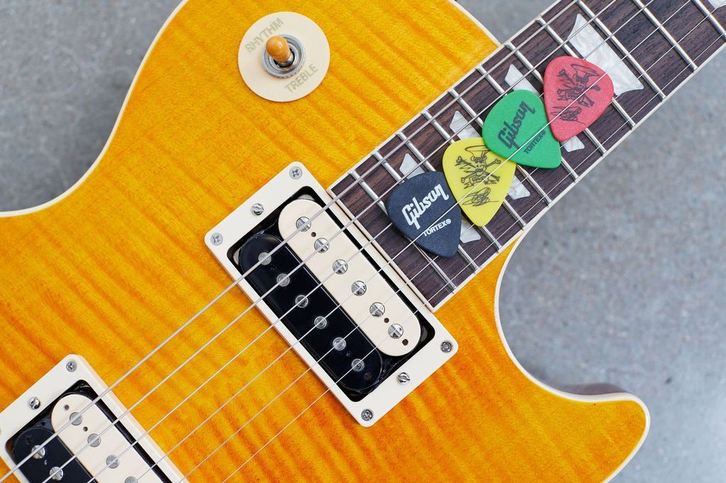 Gibson Slash Les Paul Standard 50's 2020 Original Signature 2h Ht Rw - Appetite Amber - Enkel gesneden elektrische gitaar - Variation 12
