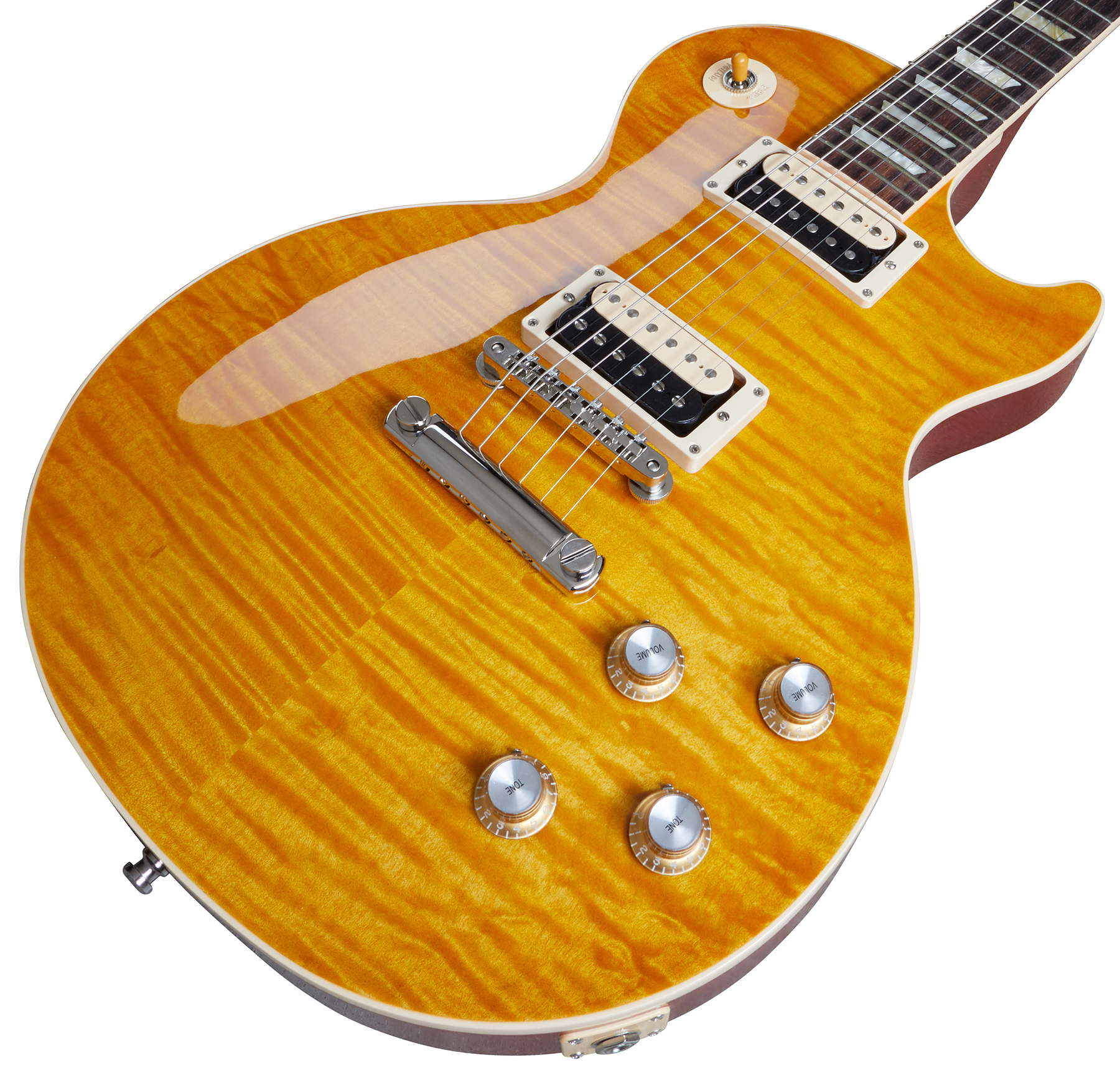Gibson Slash Les Paul Standard 50's 2020 Original Signature 2h Ht Rw - Appetite Amber - Enkel gesneden elektrische gitaar - Variation 3
