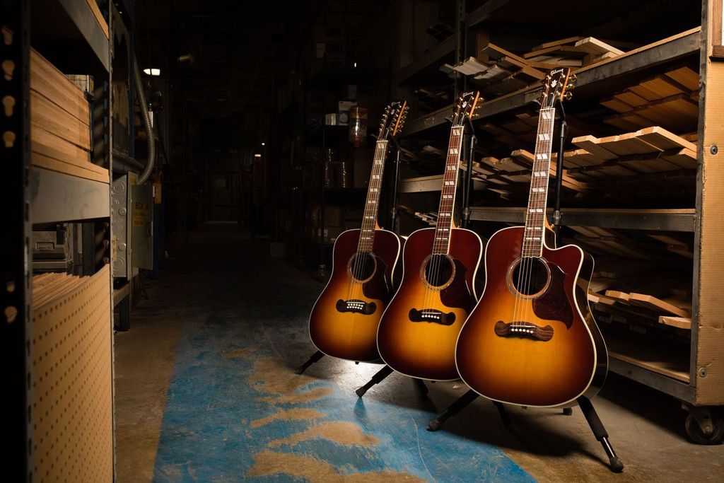 Gibson Songwriter 12-string 2019 Dreadnought 12c Epicea Palissandre Rw - Rosewood Burst - Elektro-akoestische gitaar - Variation 6