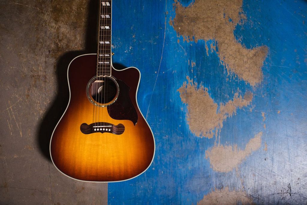 Gibson Songwriter 2019 Dreadnought Epicea Palissandre Rw - Burst - Westerngitaar & electro - Variation 5